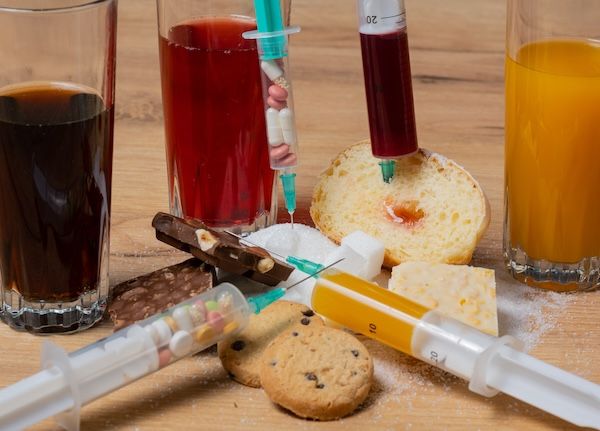 concetto in cibi ultraprocessati elenco di cibi con additivi