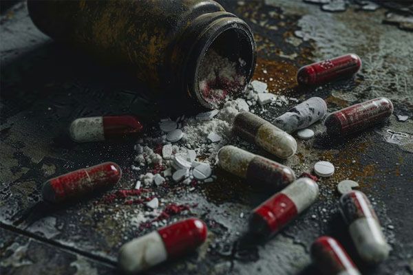 pillole e capsule ambiente buio