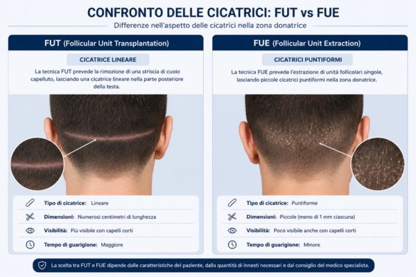 Unità follicolari conservate in ambiente sterile pronte per essere trapiantate