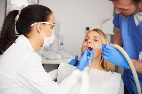 Visita dal dentista per mantenere la salute orale