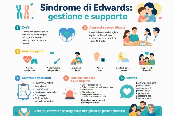 Guida visiva per i genitori sulla sindrome di Edwards